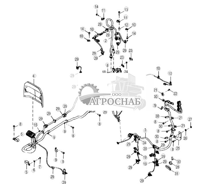Жгут проводов задней платформы - ST889315 178.jpg